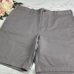 J. Crew Factory Men's Charcoal Gray Flat Front Chino Short Size 34 New with tags
